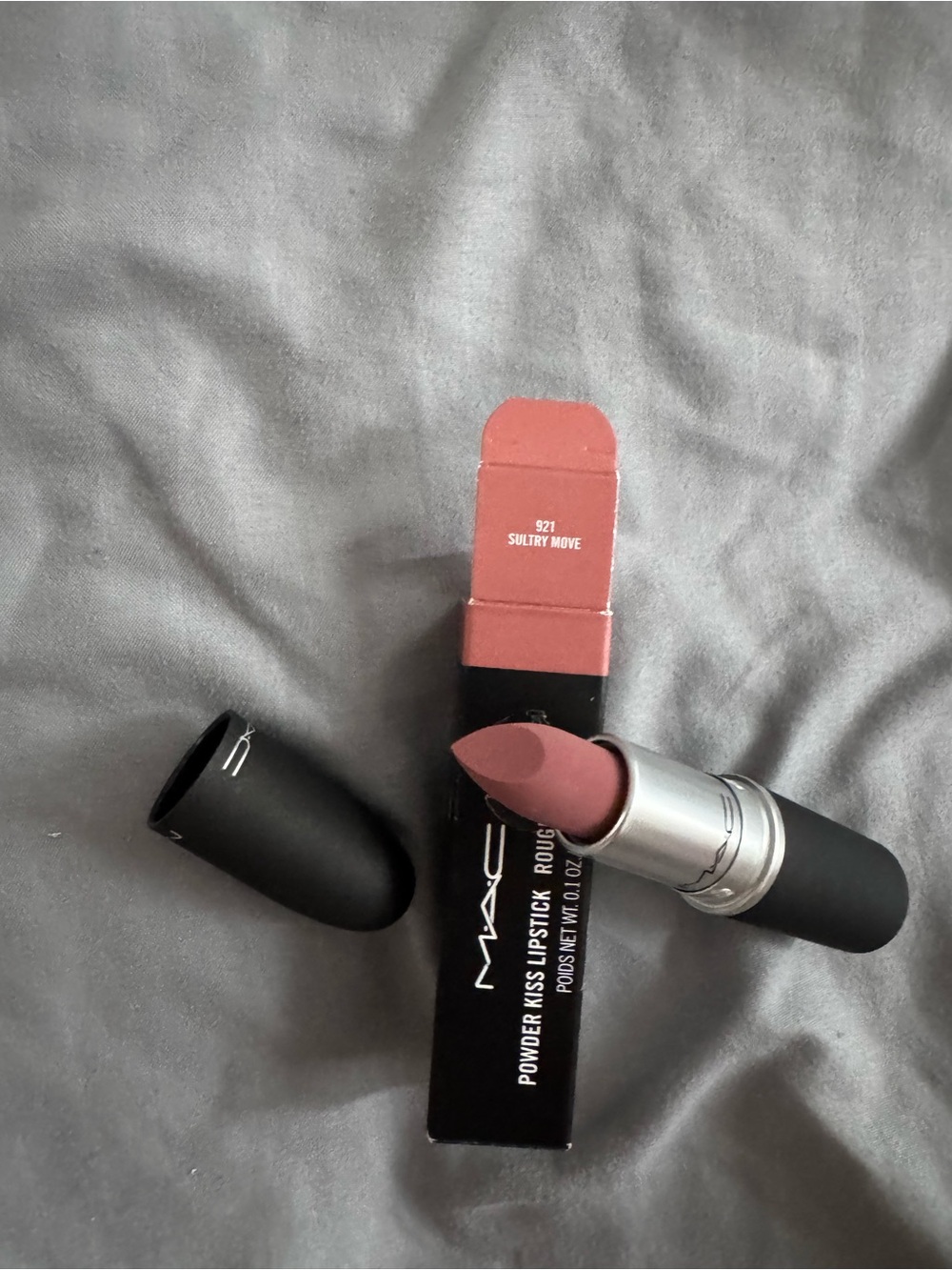 MAC Cosmetics Powder Kiss Lipstick - 921 Sultry Move (Muted Rose)